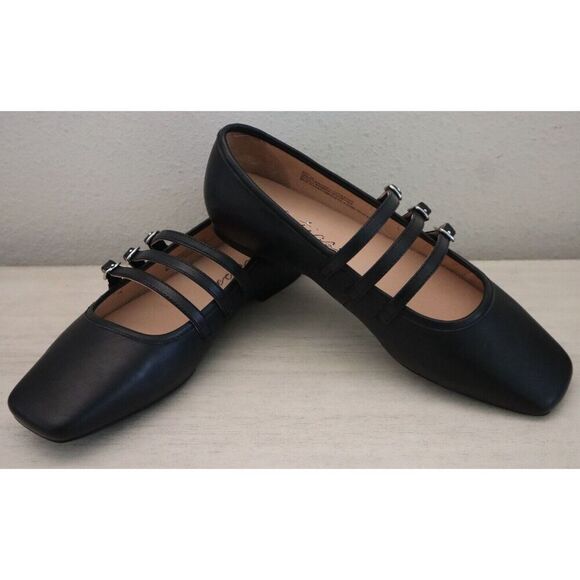 Matisse 83512921 Women's Sz 7M Black Leather Nova Slip-On Ballet Flats - Picture 2 of 10